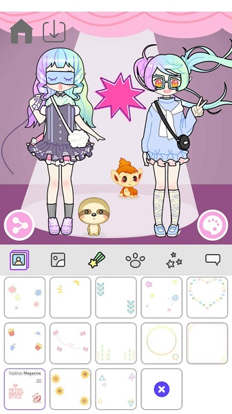 粉彩萌拼女孩下载
