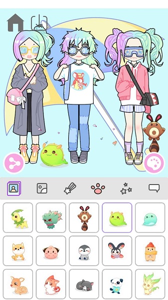 粉彩萌拼女孩下载
