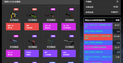 CSGO开箱模拟器网页版