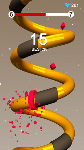 3D螺旋形甜甜圈