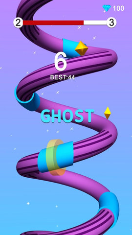 3D螺旋形甜甜圈