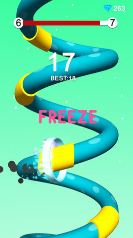 3D螺旋形甜甜圈