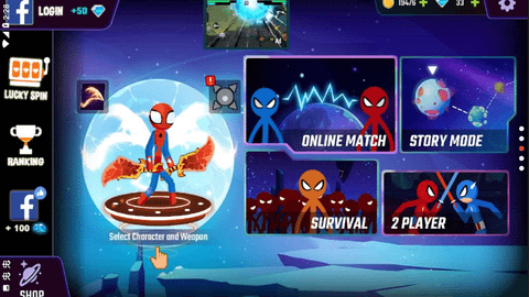 蜘蛛火柴人2无限金币钻石下载