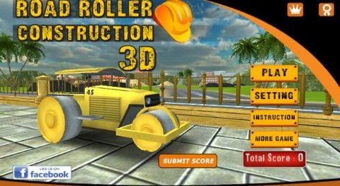 压路机马路施工下载