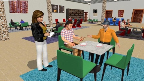 虚拟女服务员模拟器