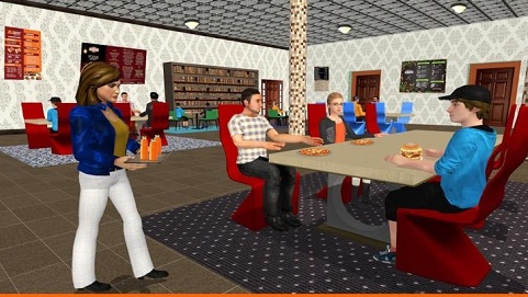 虚拟女服务员模拟器