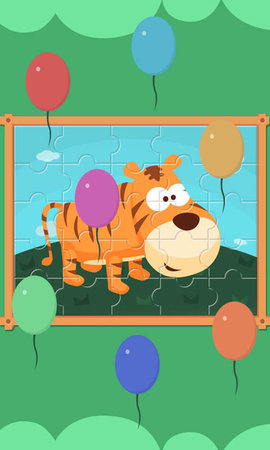 幼儿动物拼图下载