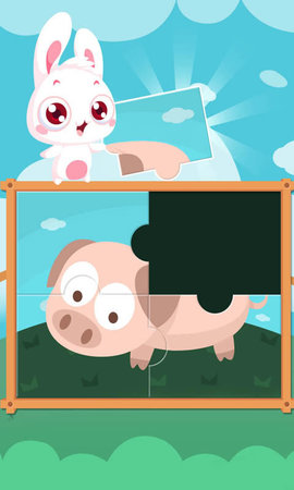 幼儿动物拼图
