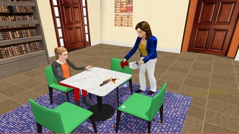 虚拟女服务员模拟器