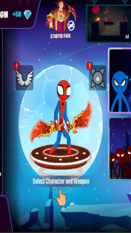 蜘蛛侠火柴人格斗2下载